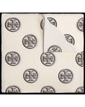 Tory Burch T Monogram Neckerchief - Black