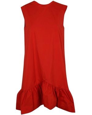 Essentiel Antwerp Hibernate Ruffle Dress - Red