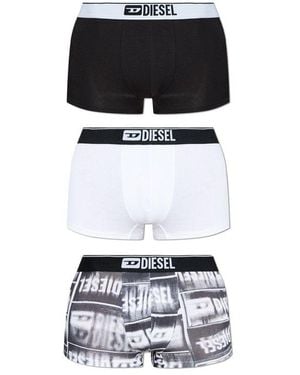 DIESEL Three Pack Of Damien-D-Box-3Pack Boxers - Black