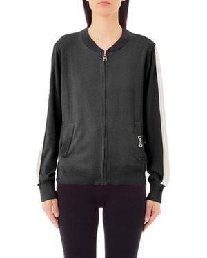 Liu Jo Embellished Zipped Cardigan - Black