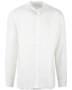 Mc2 Saint Barth Naxos Collarless Shirt - White