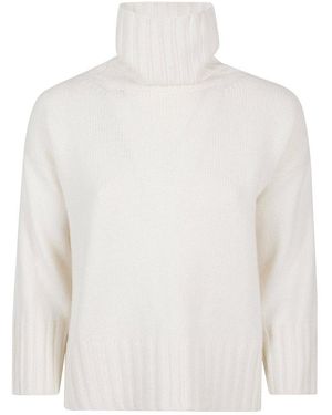 ELEVEN88 Osiride Turtleneck Jumper - White