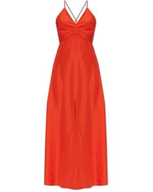 Forte Forte Strappy Maxi Dress - Red