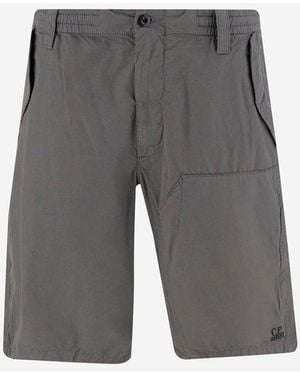 C.P. Company Elastic Waist Shorts - Grey