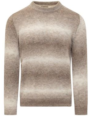 Woolrich Ombré-effect Knitted Jumper - Grey