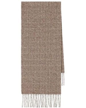 Loro Piana Moulin Tweed Scarf - Natural