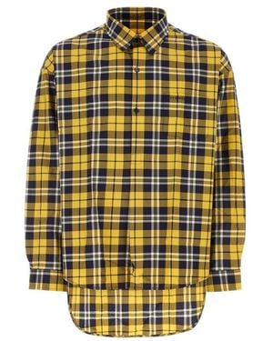 Givenchy Checked Long Sleeved Shirt in Green for Men Lyst