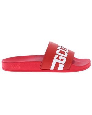 Gcds Logo Strap Slides - Red