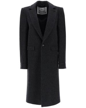 【送料&関税込】Vivienne Westwood Alien Wool Long Coat Vivienne Westwood - Alien wool long coat Multicolor - The Corner