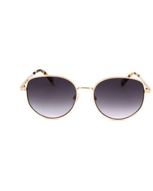 Ted Baker Round Frame Full Rim Sunglasses - Black