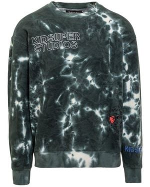 Kidsuper Dyed Super Crewneck Sweatshirt - Green