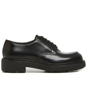 Prada Lace-Up Derby Shoes - Black