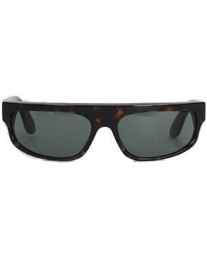 Retrosuperfuture Zam Aviator Frame Sunglasses - Black