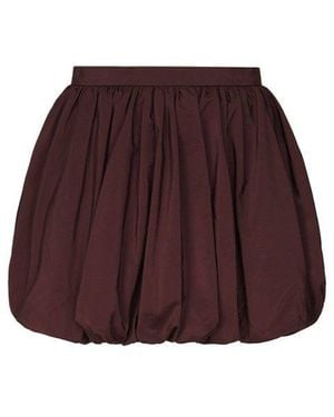 ANDAMANE Bubble Mini Skirt - Red