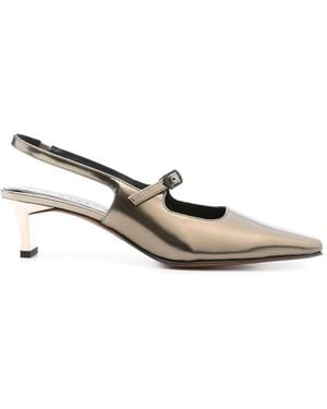 Robert Clergerie Slingback Sandals - Metallic