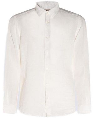 Altea Buttoned Long-Sleeved Shirt - White