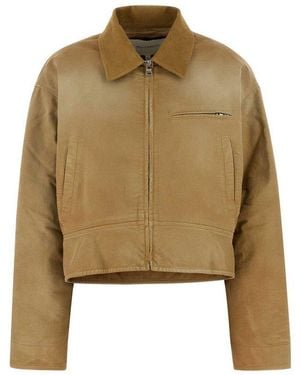 JW Anderson Zipped Padded Jacket - Natural