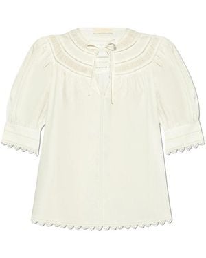 Ulla Johnson Top Dylan - White