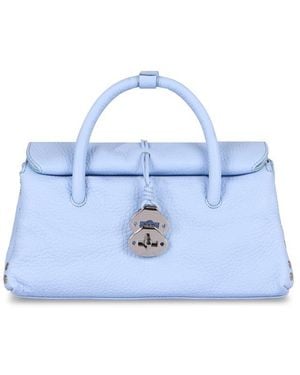 Zanellato Dotta S Handheld Clutch - Blue
