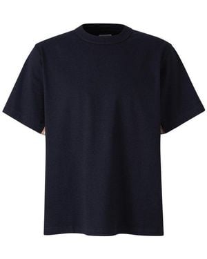 Bottega Veneta Soft Jersey Gingham T-Shirt - Blue