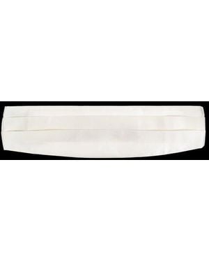 Giorgio Armani Hook Buckle Satin Belly Belt - Black