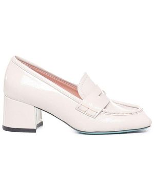 Fratelli Russo Heeled Slip-On Moccasin Shoes - Pink