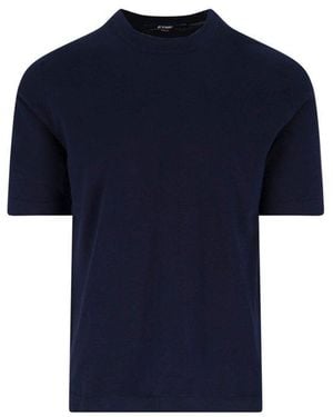 K-Way Classic Crew Neck T-Shirt - Blue
