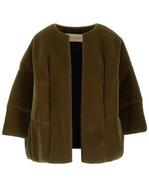 Dries Van Noten Violini Open Front Jacket - Green