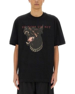 ih nom uh nit Dobermann Graphic T-Shirt - Black