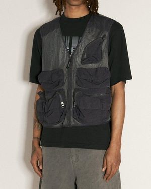 BOILER ROOM Utility Vest - Black