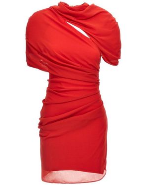 Jacquemus Dress With Shoulder Pads - Red