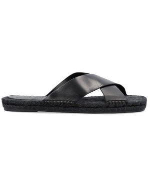 Castañer Kevin Crossover-Strap Sandals - Black