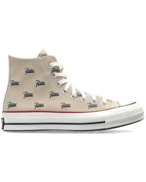 Converse Patta High-Top Branded Sneakers - White