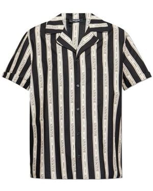 Balmain Shirt With Logo - Black