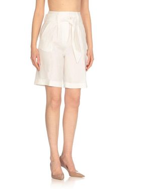 ショートパンツ PESERICO Short with pleats and stretch cotton Stretch cotton satin shorts | Peserico US