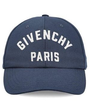 Givenchy Logo Embroidered Basketball Cap - Blue