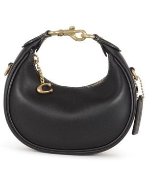 COACH Jonie Logo Detailed Shoulder Bag - Black