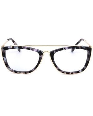 Emilio Pucci Emilio Pilot Frame Glasses - Black