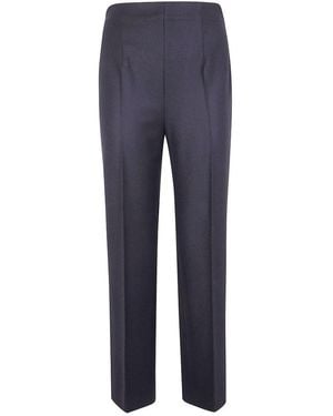 Alberta Ferretti Lightweight Stretch Trousers - Blue