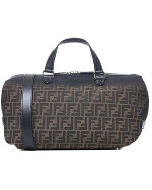 Fendi Ff Eclissi Siesta Medium Travel Bag - Black