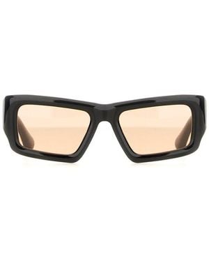 Port Tanger Sabea Rectangular Sunglasses - Black