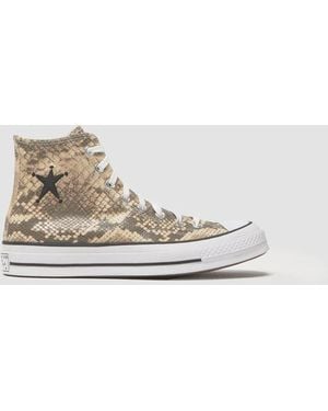 Converse X Stüssy Chuck 70 High-Top Trainers - Natural