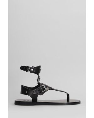 Isabel Marant Eveen Buckled Sandals - Black