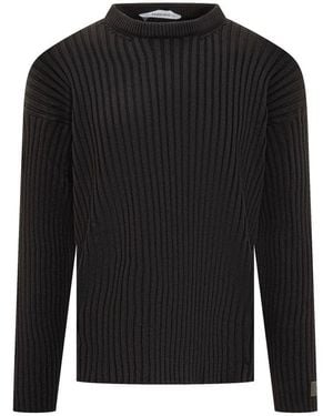 Versace Crew Neck Sweater - Black