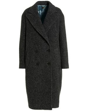 Maurizio Miri Cocoon Overcoat - Black