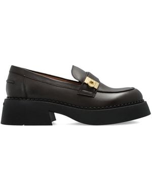 Ferragamo Hug Buckle Chunky Loafers - Black