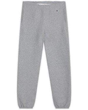 Champion Logo Embroidered Joggers - Grey