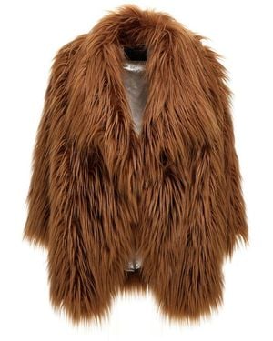 BB COUTURE Faux Fur Coat - Brown