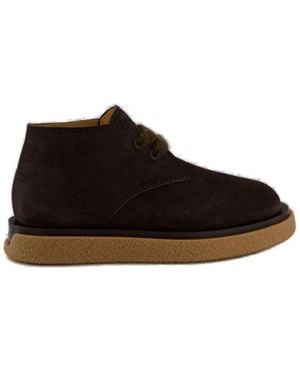 Dior Sahara Lace-Up Boots - Brown