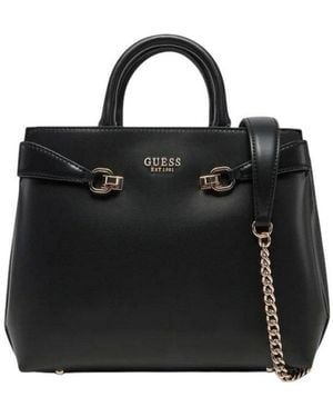 Guess Lorelei Satchel Bag - Black